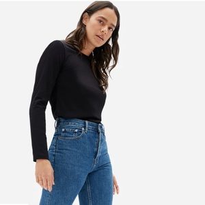 Pima Cotton Long Sleeve Top